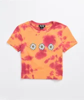 A-Lab Serina Daisy Tie Dye Crop T-Shirt