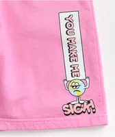 A-Lab Sick Pink Sweat Shorts