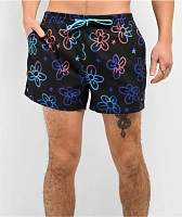 A-Lab Skippy Black Board Shorts