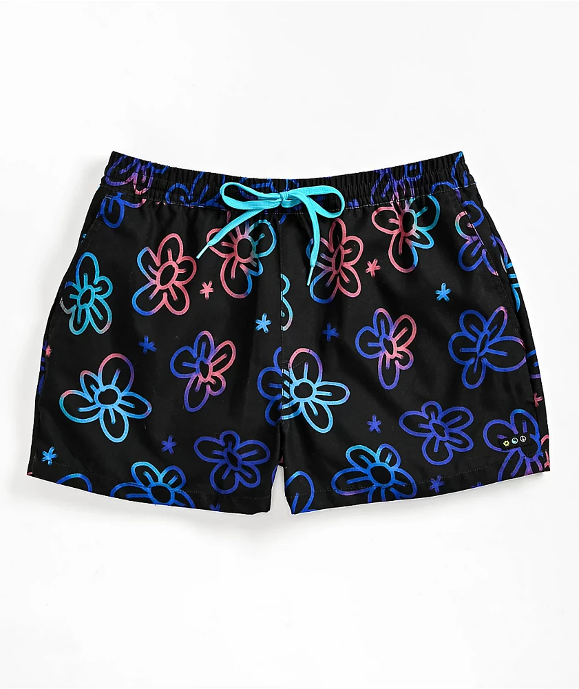 A-Lab Skippy Black Board Shorts