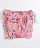 A-Lab Skippy Frogs Pink Board Shorts