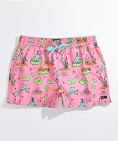 A-Lab Skippy Frogs Pink Board Shorts