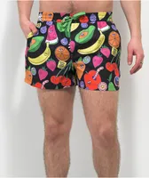 A-Lab Skippy Fruit Black Board Shorts