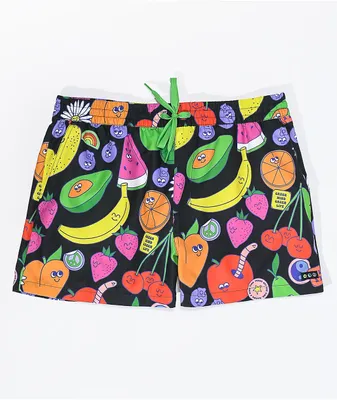 A-Lab Skippy Fruit Black Board Shorts