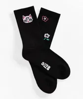 A-Lab Third Eye Black Crew Socks