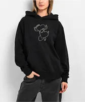 A-Lab Tomo Rhinestone Black hoodie