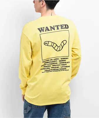 A-Lab Wanted Yellow Long Sleeve T-Shirt