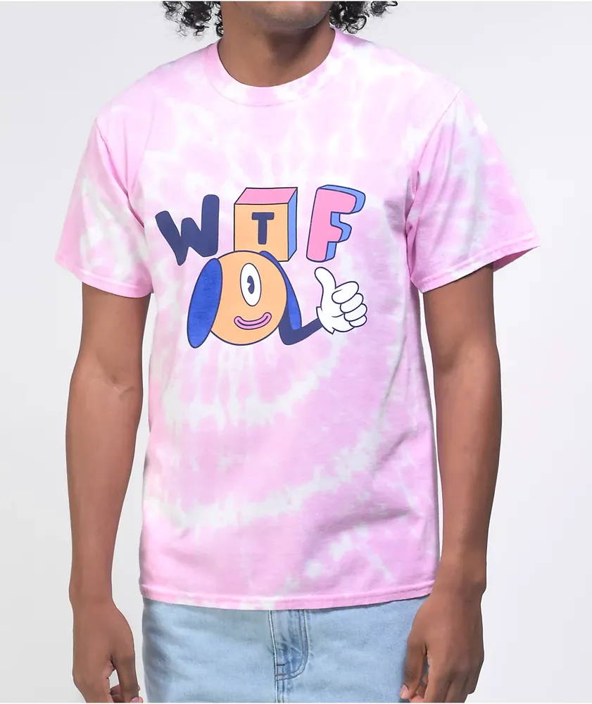 A-Lab Weird Pink Tie Dye T-Shirt