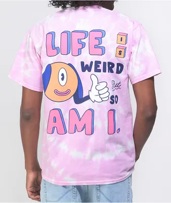 A-Lab Weird Pink Tie Dye T-Shirt