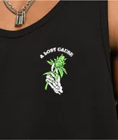 A Lost Cause All I Weed Black Tank Top