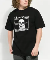 A Lost Cause Back On Black T-Shirt