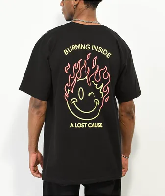 A Lost Cause Burning Inside Black T-Shirt