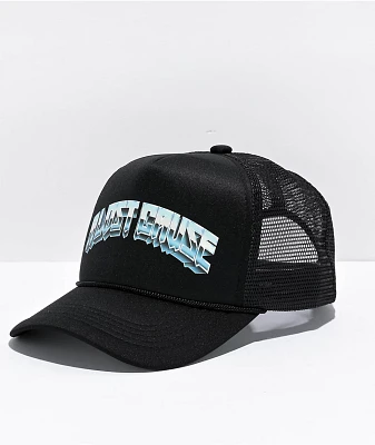 A Lost Cause Chrome Black Trucker Hat