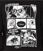 A Lost Cause Comic Black Long Sleeve T-Shirt