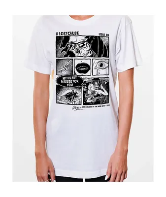 A Lost Cause Comic V2 White T-Shirt