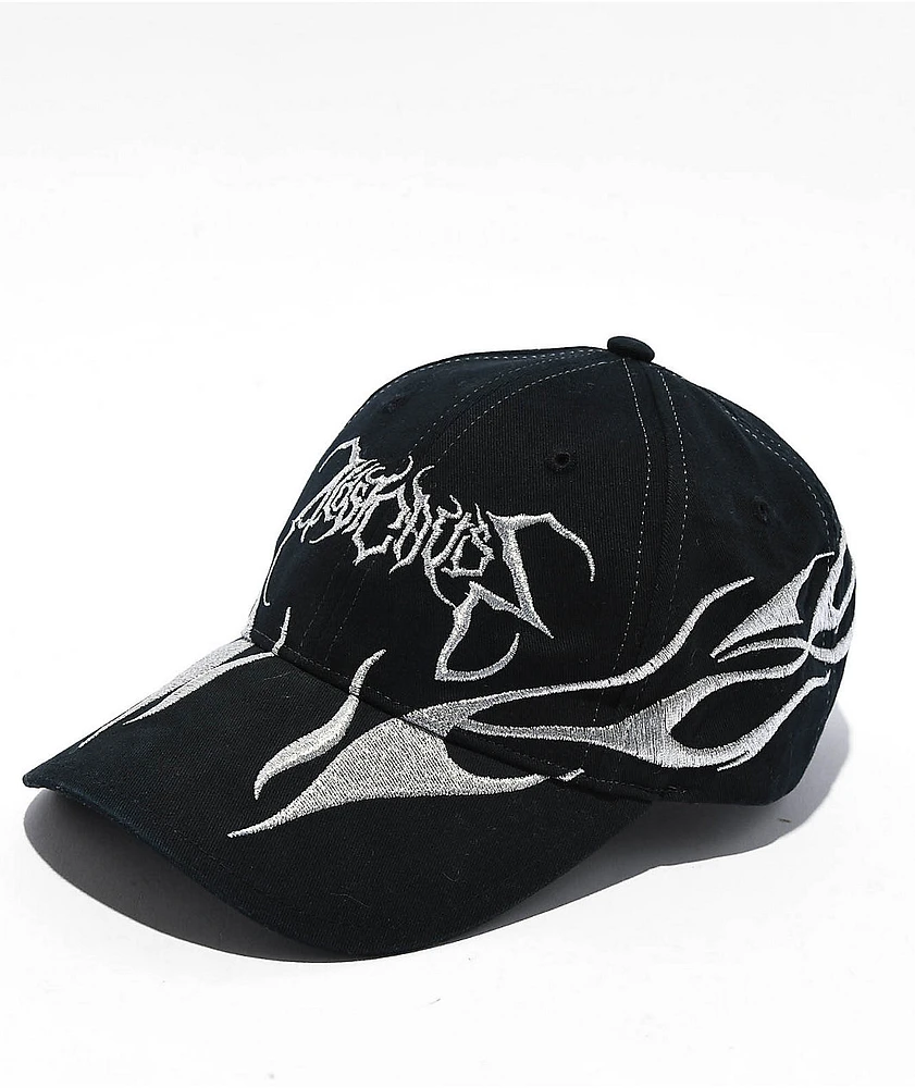 A Lost Cause Cursed Black Strapback Hat