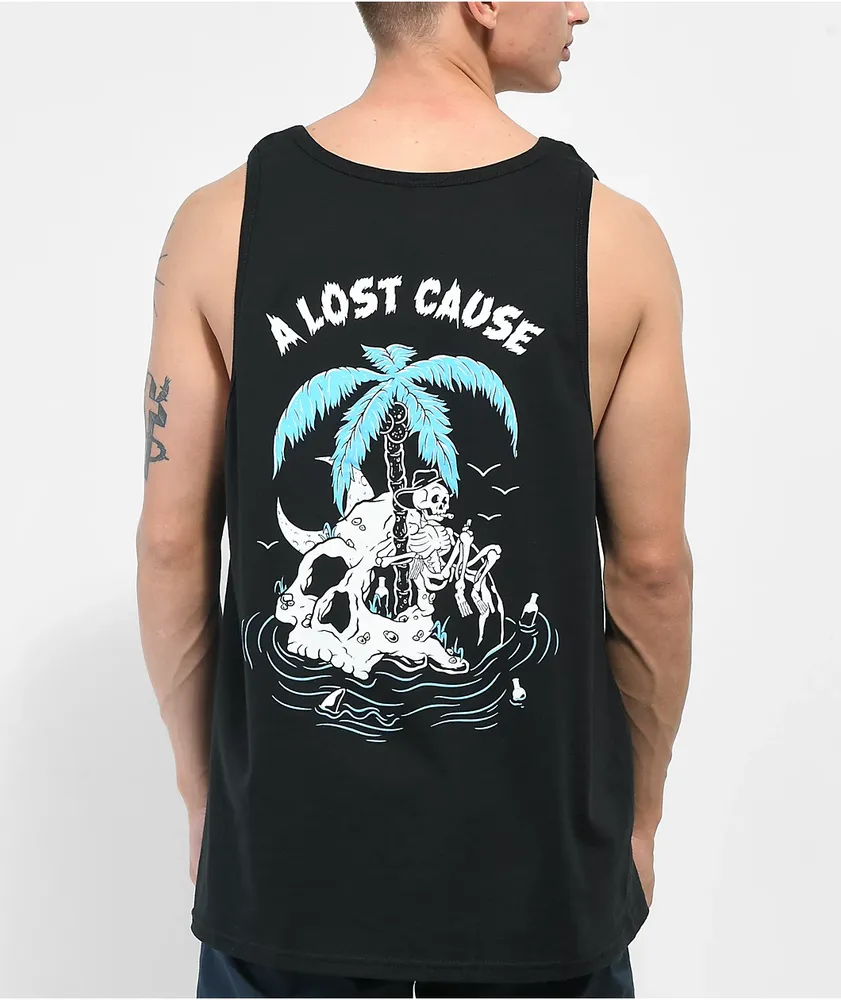 A Lost Cause Desolate Black Tank Top