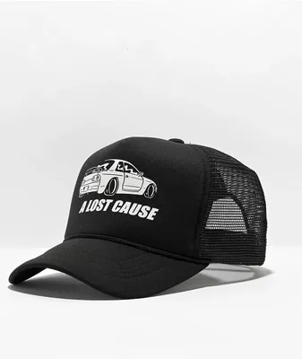A Lost Cause Drift Black Trucker Hat