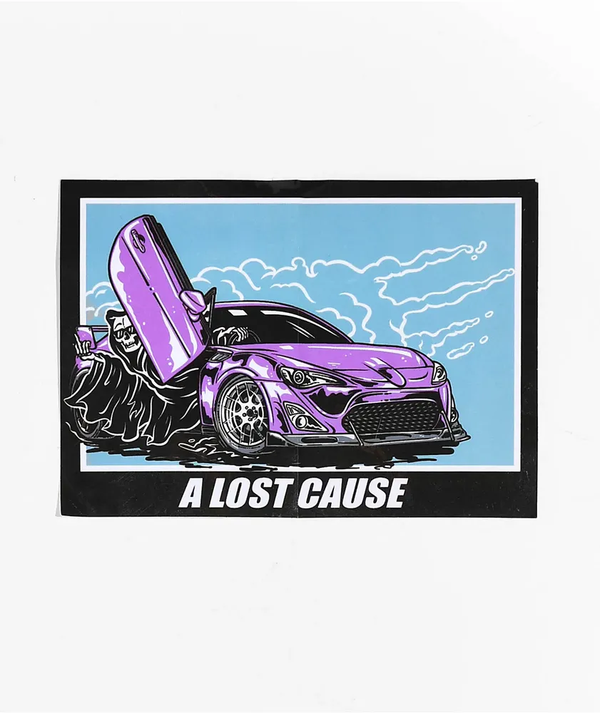 A Lost Cause Drifting Death Sticker