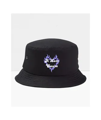 A Lost Cause Eternal Flame Black Bucket Hat