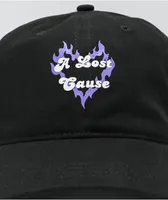 A Lost Cause Eternal Flame Black Strapback Hat