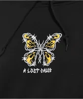 A Lost Cause Firefly Black Crop Hoodie