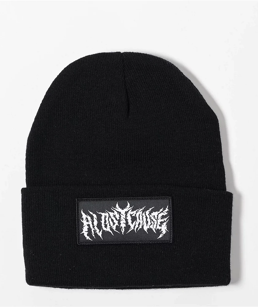 A Lost Cause Haunted Black Beanie