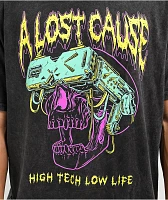 A Lost Cause High Tech Black Vintage Wash T-Shirt