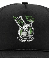 A Lost Cause High Till I Die Black Trucker Hat