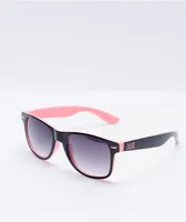 A Lost Cause Lined Black & Pink Sunglasses