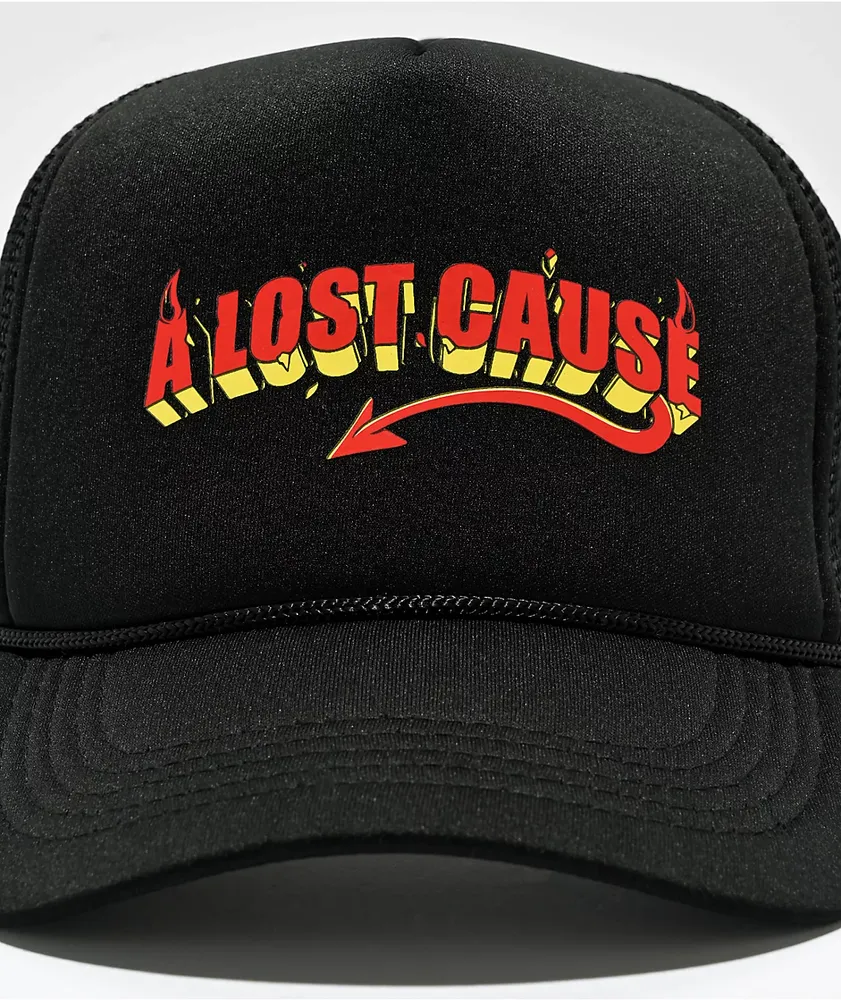 A Lost Cause Little Devil Black Trucker Hat