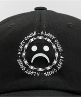 A Lost Cause Razor Black Strapback Hat