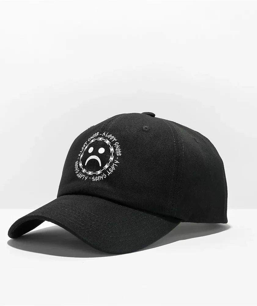 A Lost Cause Razor Black Strapback Hat