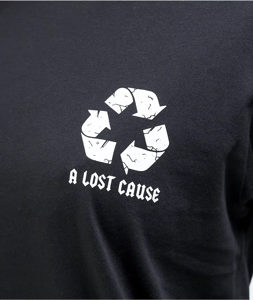 A Lost Cause Recycle Or Die Black T-Shirt