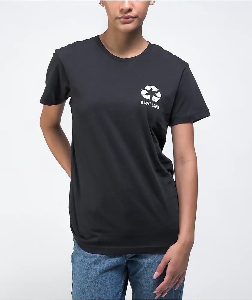 A Lost Cause Recycle Or Die Black T-Shirt