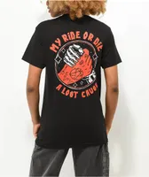 A Lost Cause Ride Or Die Black T-Shirt