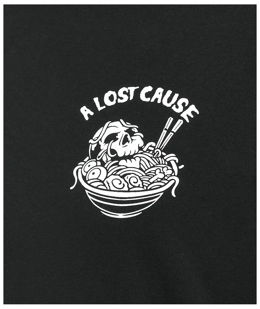 A Lost Cause Send Noods Black T-Shirt