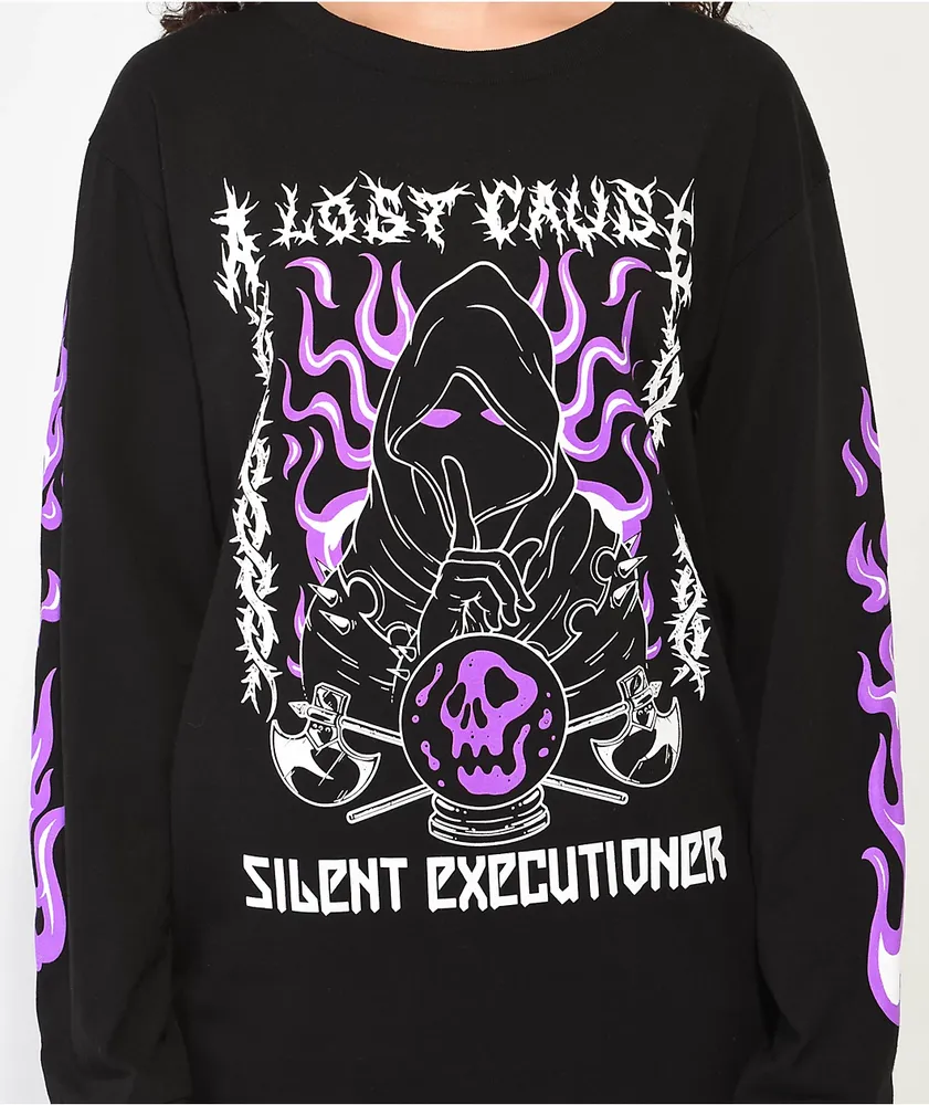 A Lost Cause Silent Executioner Black Long Sleeve T-Shirt