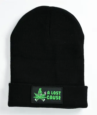 A Lost Cause Stay High Black Beanie