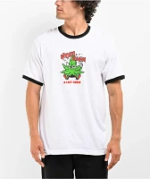 A Lost Cause Stay High White Ringer T-Shirt