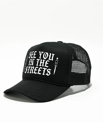 A Lost Cause Streets Black Trucker Hat