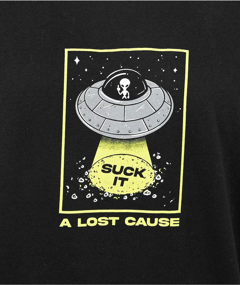 A Lost Cause Suck It Black T-Shirt