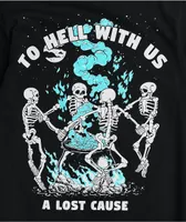 A Lost Cause To Hell With Us Black T-Shirt