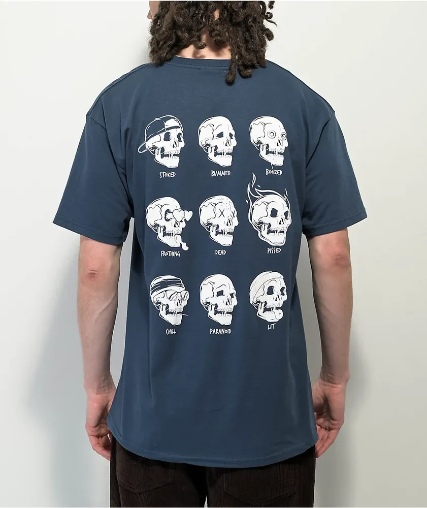 A Lost Cause Vibes Dark Blue T-Shirt