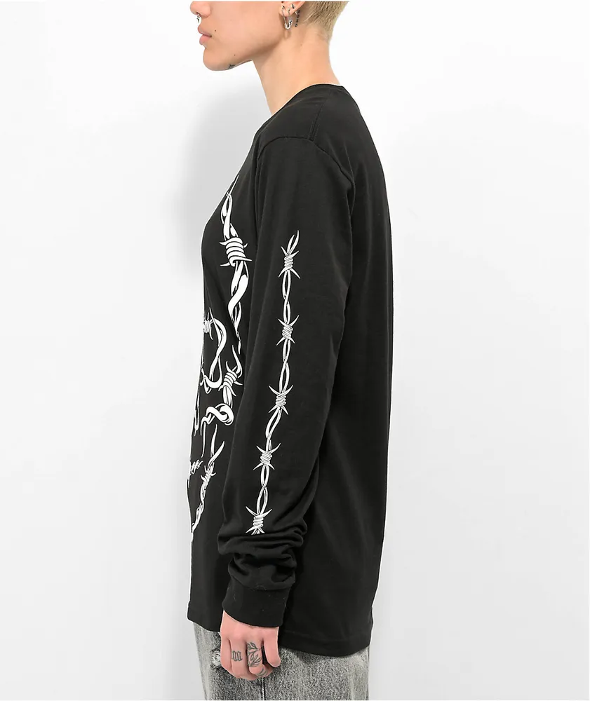 A Lost Cause Wired Black Long Sleeve T-Shirt