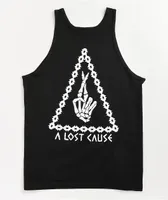 A Lost Cause Wishful Black Tank Top