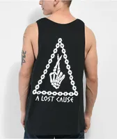 A Lost Cause Wishful Black Tank Top