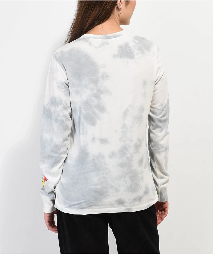 A.LAB Aby Grey Tie Dye Long Sleeve T-Shirt