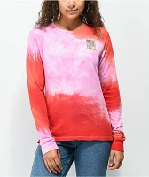 A.LAB Aby Pink Tie Dye Long Sleeve T-Shirt