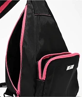 A.LAB Amaya Black & Pink Sling Bag